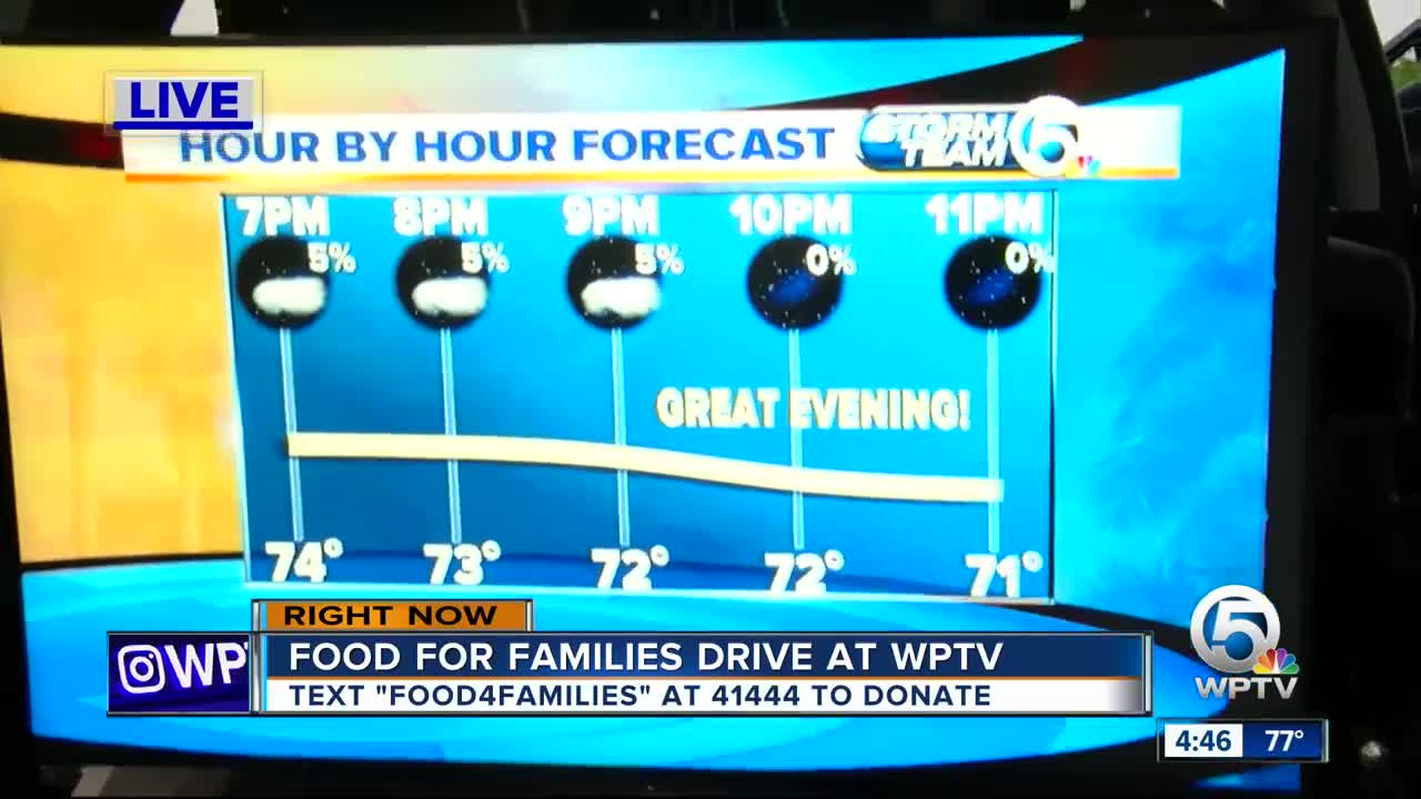 All-day food drive today at WPTV