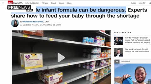 Government Induced Baby Formula Shortage