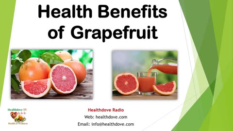 Health Benefits of Grapefruit