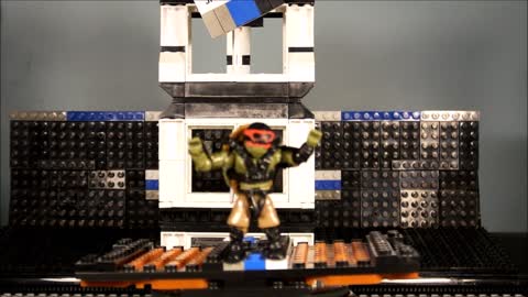 CiiC Mega Bloks TMNT OOTS Raph Paratrooper