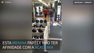 O treino na academia mais estranho de todos