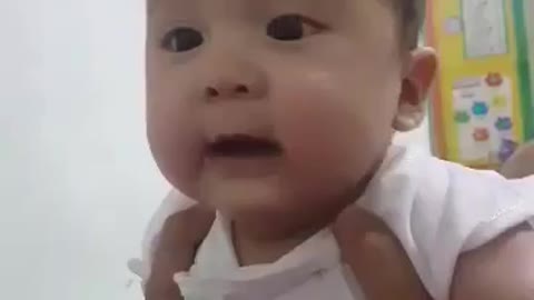 Mom Teaches Newborn Baby Boy To Be Good
