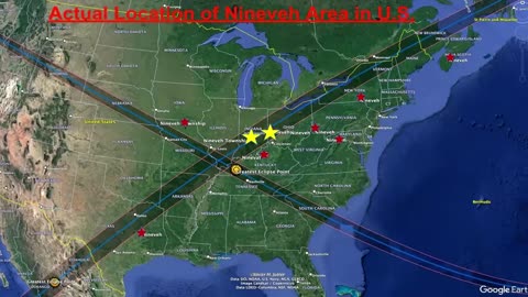 The April 8 2024 Eclipse and the 7 cities named Nineveh