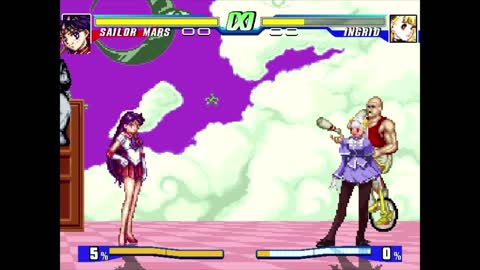 Sailor Mars (Me) vs Ingrid Plus Sunfire!