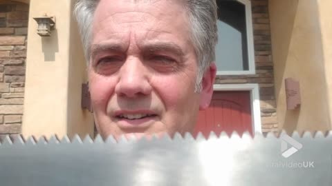 Guy Swallows Huge Saw with wicked teeth