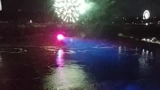 Fireworks over Niagara Falls