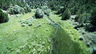 Drone View Blue Water State Park