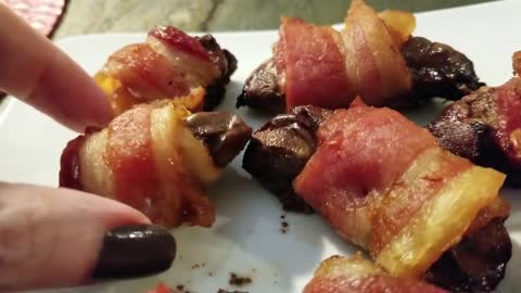 Bacon Wrapped Liver
