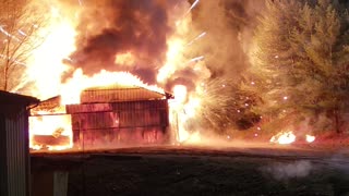 Storage Unit Explosion Firework Show