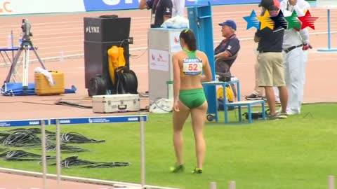 Michelle Jenneke - Guy Sneaks On Track During Olympic Trials