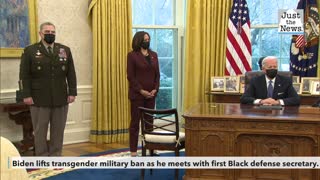 Biden repeals Trump's transgender military ban