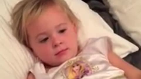 Child's surprising reaction to mom eating her Halloween candy