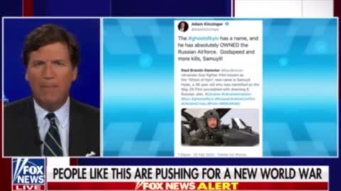 Tucker Carlson calls out warmonger Adam Kinzinger for spreading an obvious hoax online