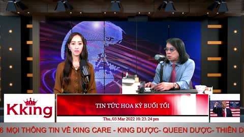 TIN TỨC HOA KỲ BUỔI TỐI - 03/03/2022 - The KING Channel