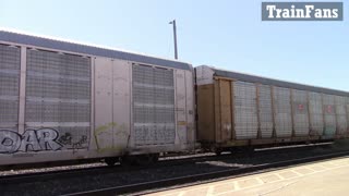 CN 2861 Engine Manifest Train Eastbound Through Ontario