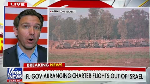 Ron DeSantis says first Israel emergency flights happening today