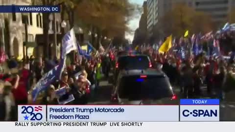 Millions of people in Washington, D.C MAGA March!