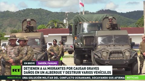 Detienen a 44 migrantes irregulares por causar graves daños materiales en Panamá