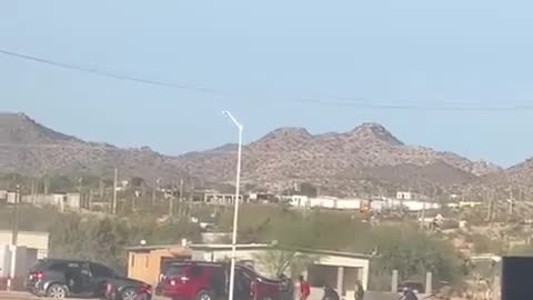 Gunfight At Border Between The Mexican Cartel And Border Agents South Of Lukeville Port Of Entry