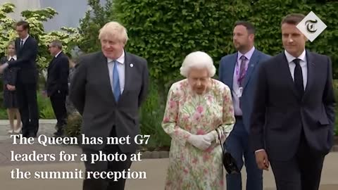 Queen meets G-7 leaders
