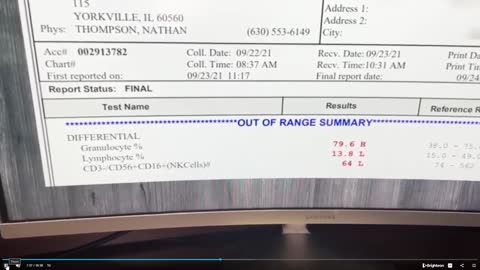 DR. SHOWS MEDICAL TEST OF SOMEONE'S IMMUNE SYSTEM AFTER 2ND FANG JUICE