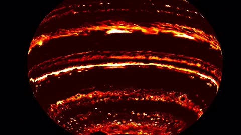 Инфракрасное изображение Юпитера