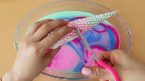 Making Slime with Piping Bags! Most Satisfying Slime Video★ASMR★#ASMR #PipingBags