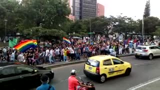 Así transcurrió la marcha del orgullo Lgbt en Bucaramanga