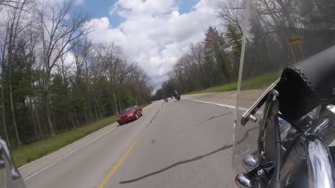 video 1 of 3 , riding down the Road at 60 miles an hour.