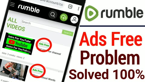 Rumble Ads Free Problem Solved How To Enable Rumble Monetization