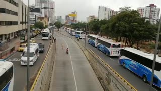 Protesta buses intermunicipales Bucaramanga