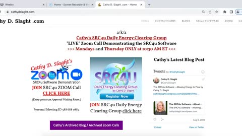 SRC4u Software Demonstration Zoom Call 8 8 2022