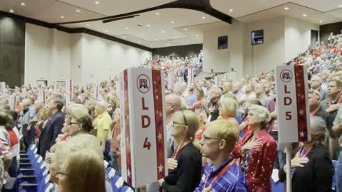 Pledge of Allegiance at the Idaho GOP 2022 Convention