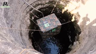 Drowning leopard pulled out from 45 feet deep well in incredible rescue
