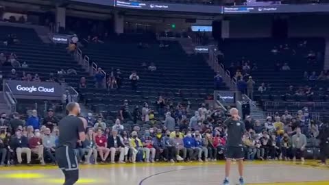 Steph Curry With One of The Most Impressive Things I’ve Ever Seen Done On A Basketball Court