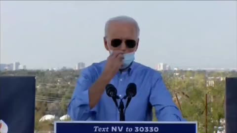 Biden coughs into hand not mask 😂