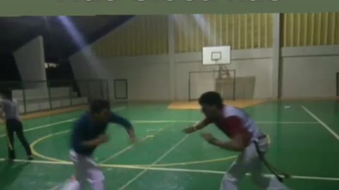 Brazilian capoeira fight