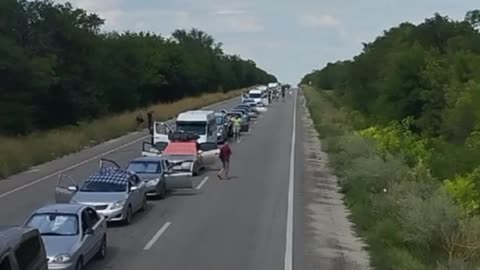 People are returning home en masse to the territory controlled by Russian troops.
