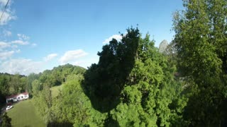 Honeymoon couple on Balloon Flight.