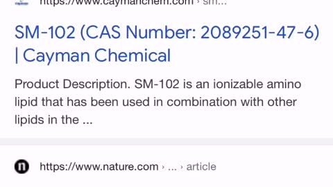 LE SM-102 - KEZAKO ??? UN DES NOMBREUX INGRÉDIENTS DANS L'INJECTION ANTI-COVID !!!