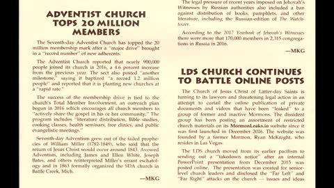 Ellen White's Seventh-day Adventism Qualifies as a Pseudo-Christian Anti-Christ American Cult