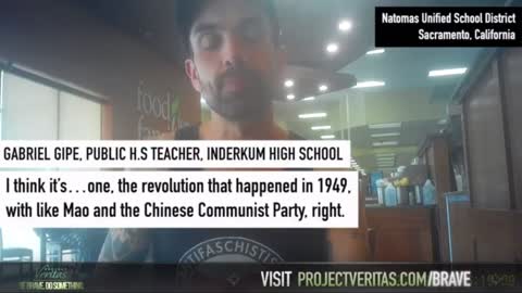 EXPOSED: Open Antifa Fascist (Gabriel Gipe) teaching public school students in CA