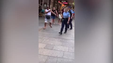 Cop snaps and unleashes pepper spray in angry dad's face