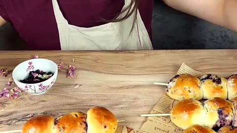 Sweet Doughnuty skewers - Mulberry/Vanilla