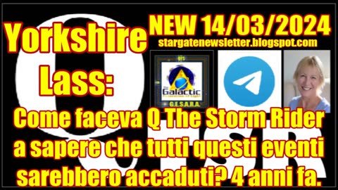 Come faceva Q The Storm Rider a sapere che tutti questi eventi sarebbero accaduti? 4 anni fa.