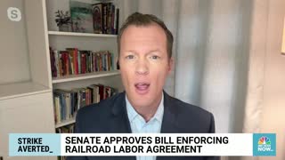 Senate Passes Railroad Labor Agreement, Averting National Strike