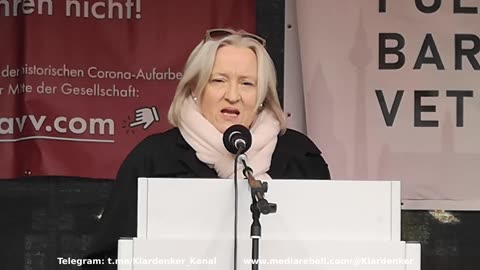 Rede Beate Bahner „Verbrechen gegen die Menschheit“ – Karlsruhe 10.12.23