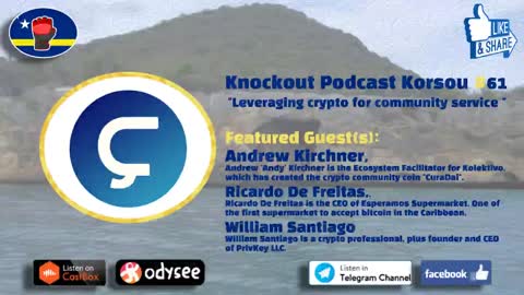 Knockout Podcast Korsou #61 - Leveraging crypto for community service