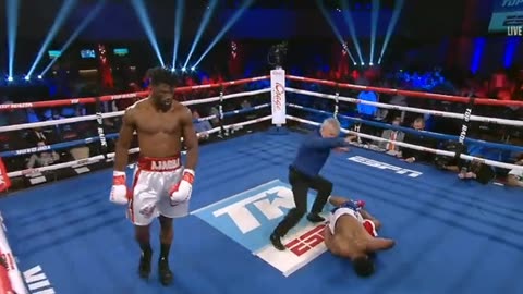 Nigerian Efe Ajagba BRUTALLY KO's Brian Howard. WHOA!!🥶