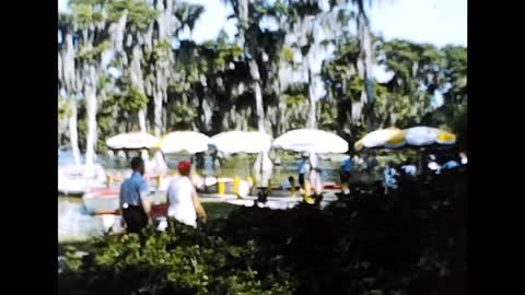 Explore Cypress Gardens, Florida in 1960. [No Sound]